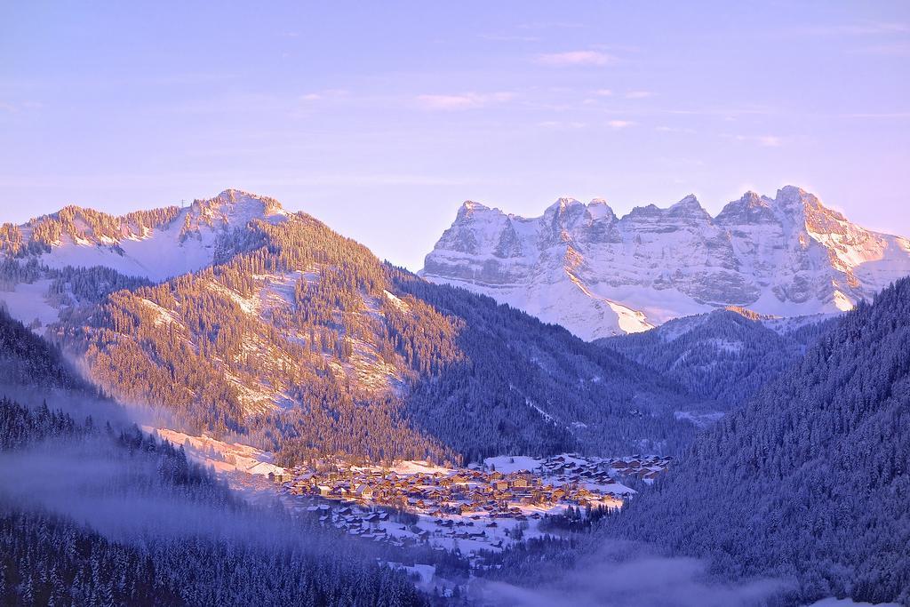 Hotel Le Roitelet Châtel Exteriér fotografie
